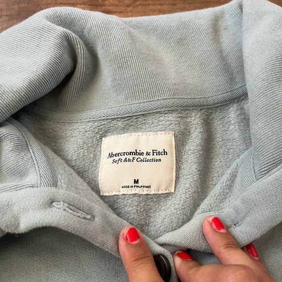 Abercrombie & fitch drama wedge Henley soft af collection medium - Picture 3 of 4